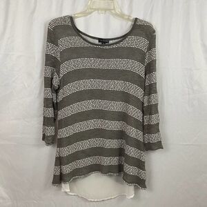 The Limited Layered Look Knit Curtain Back Sweater Size Medium NWOT